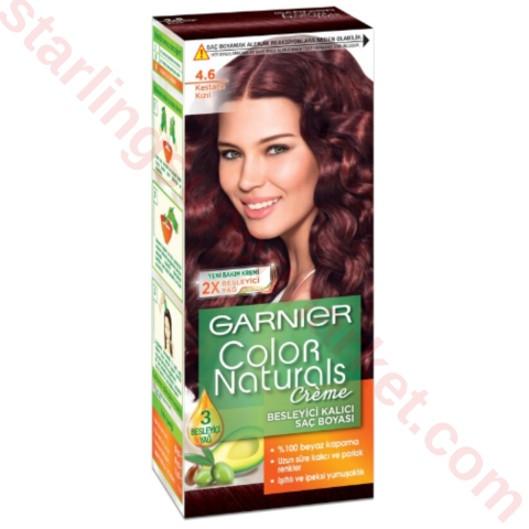 GARNIER COLOR NATURALS TUP KESTANE KIZIL 4.6