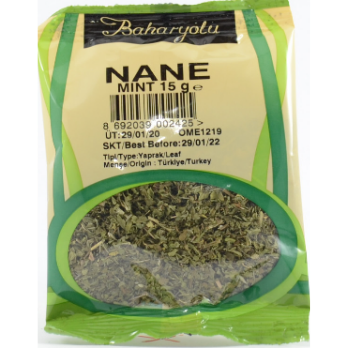 BAHARYOLU NANE YAPRAK 15 G