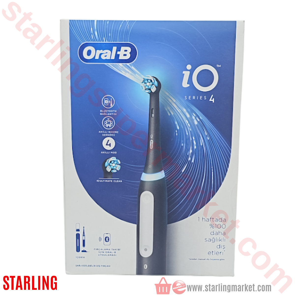 ORAL B SARJLI MAKINA DIS FIRCASI POC IO 4 MAT BLAC