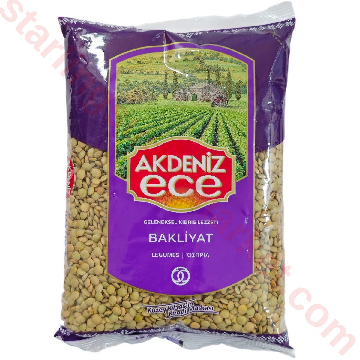 AKDENIZ ECE MERCIMEK YESIL 800 G