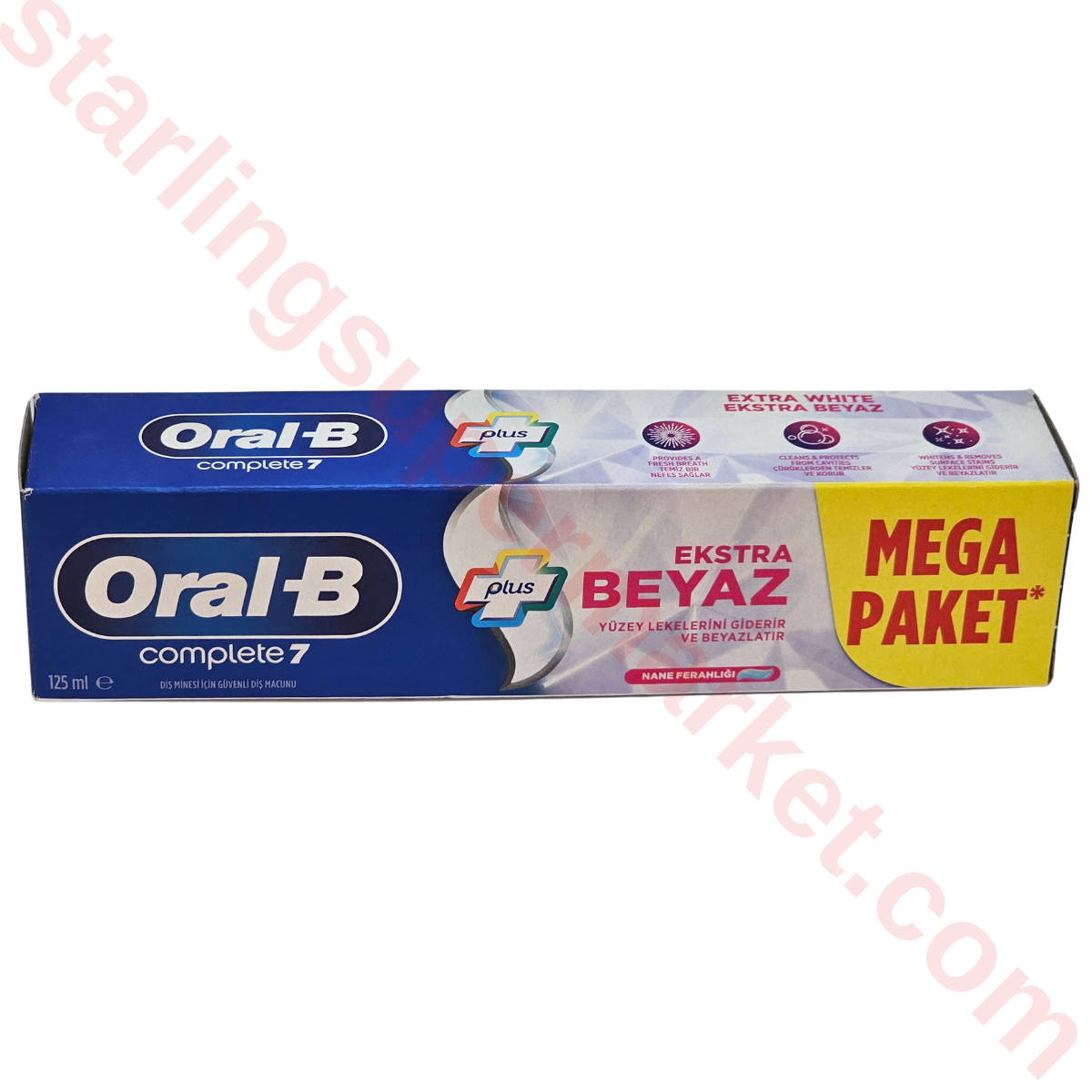 ORAL B DIS MACUNU KOMPLE 7 EKSTRA BEYAZ 125 ML