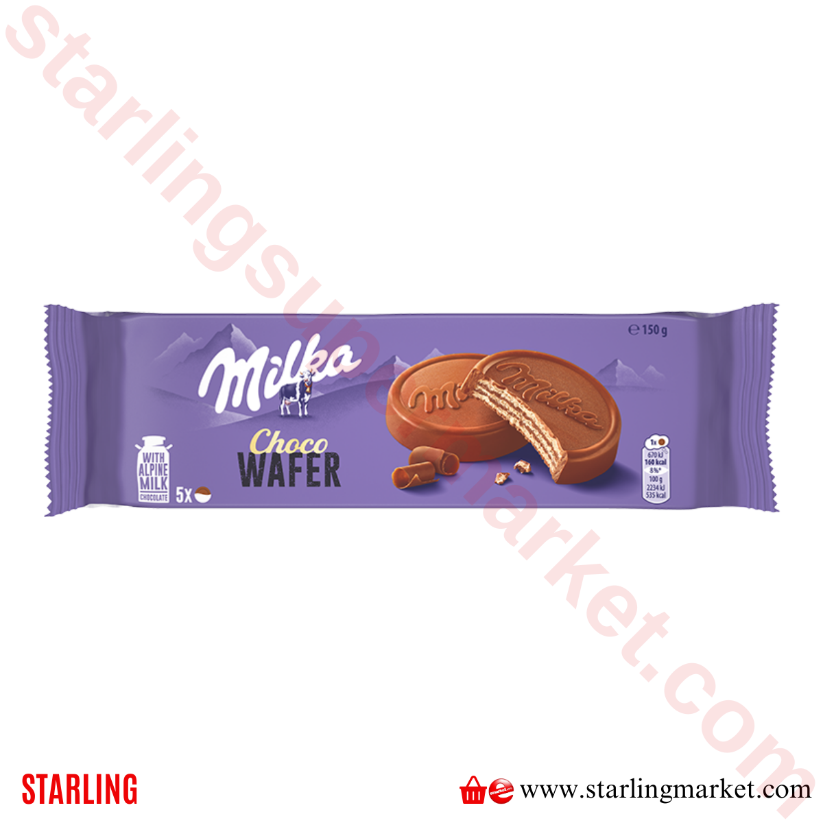 MILKA BISKUVI CHOCO WAFER 150 G