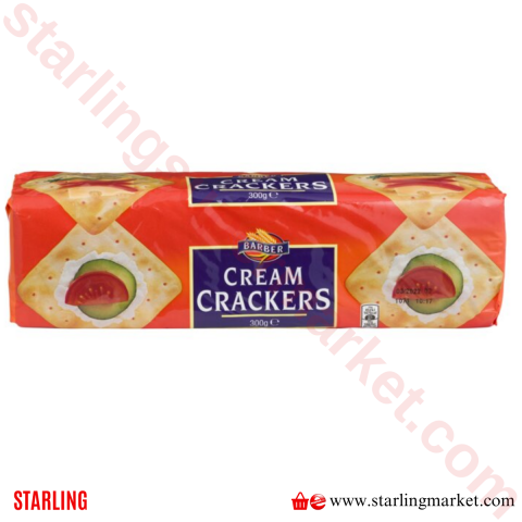 BARBER CREAM CRACKERS 300 G