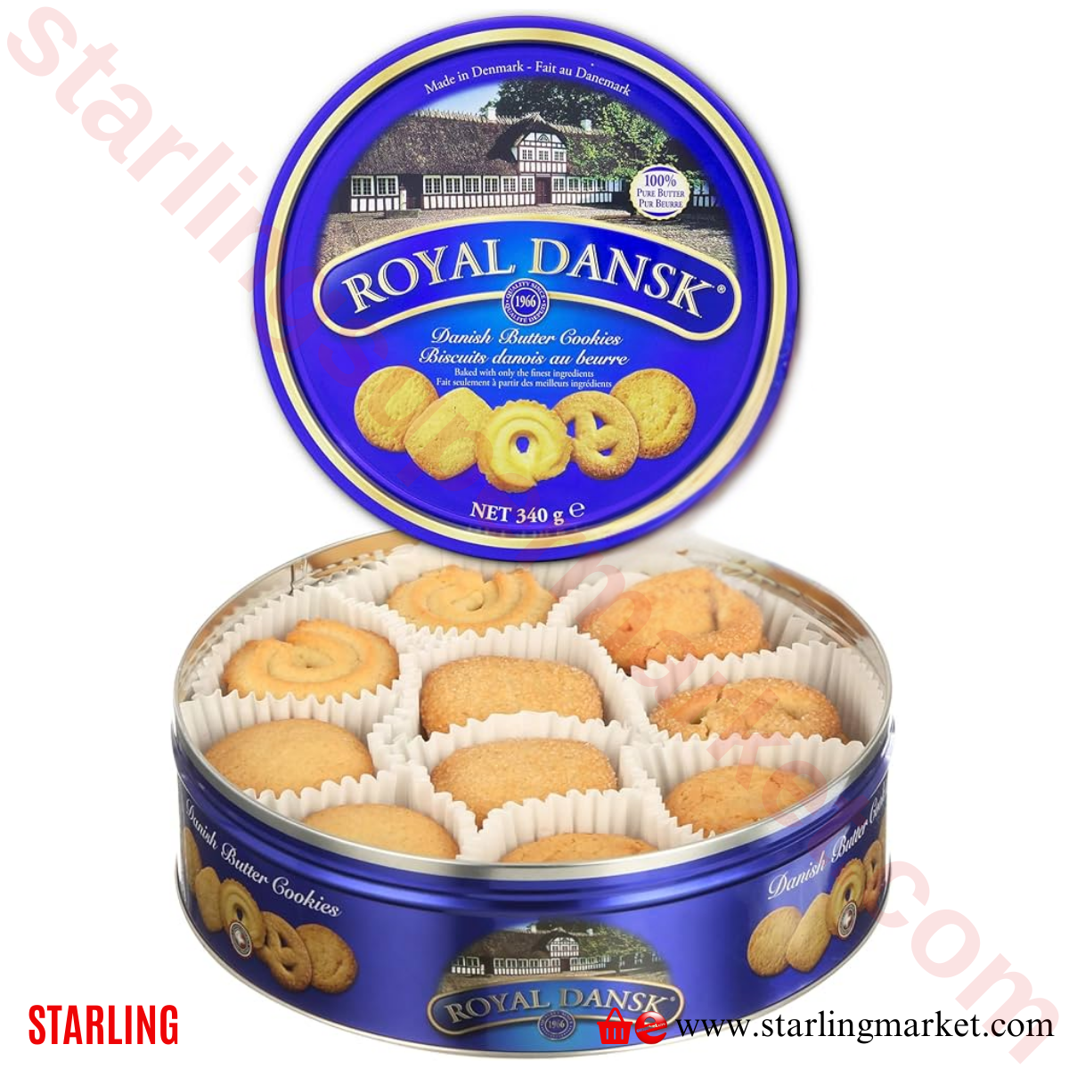 ROYAL DANSK DANISH BUTTER COOKIES 340 G