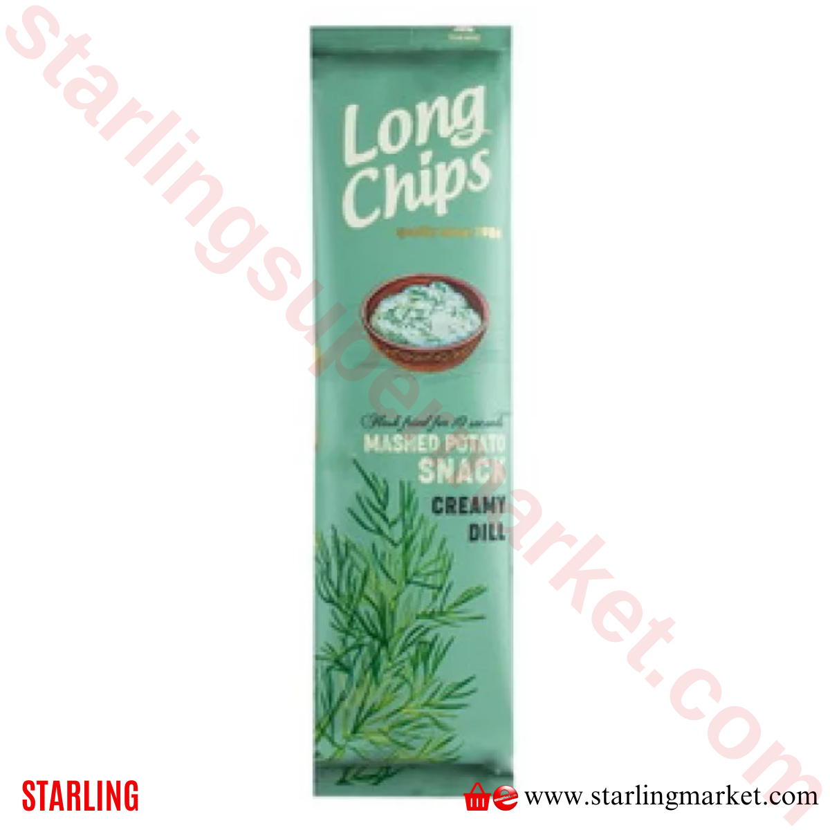 LONG CHIPS CREAMY DILL 75 G