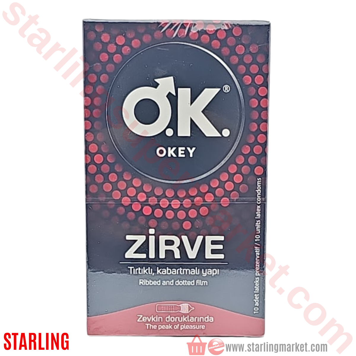 OK PREZERVATIF ZIRVE 10 LU