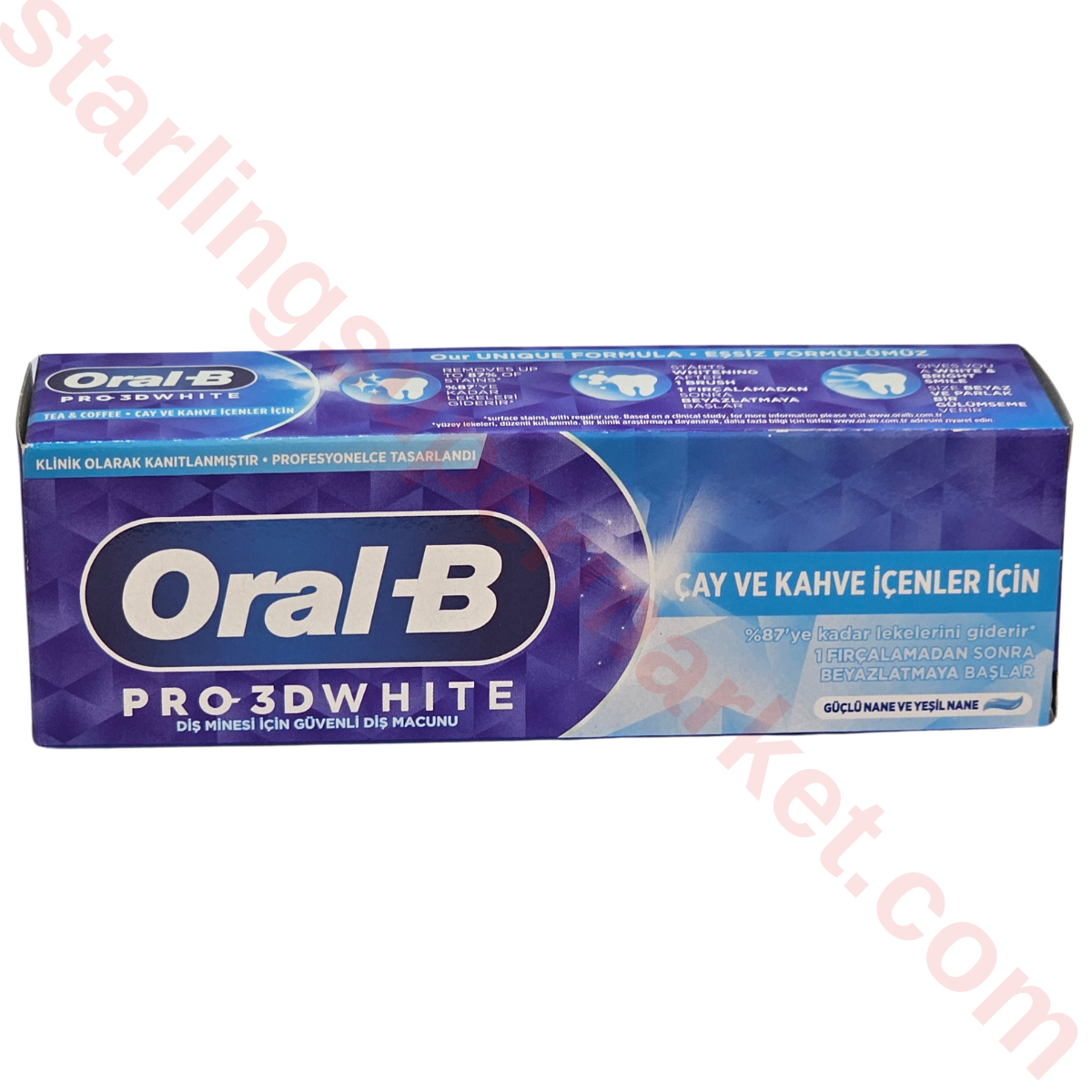 ORAL B DIS MACUNU PRO-3DW CAY VE KAHVE 75 ML