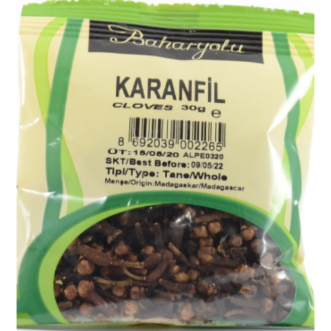 BAHARYOLU KARANFIL TANE 30 G