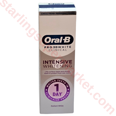 ORAL B DIS MACUNU PRO-3DW PARLAK BEYAZ 75 ML