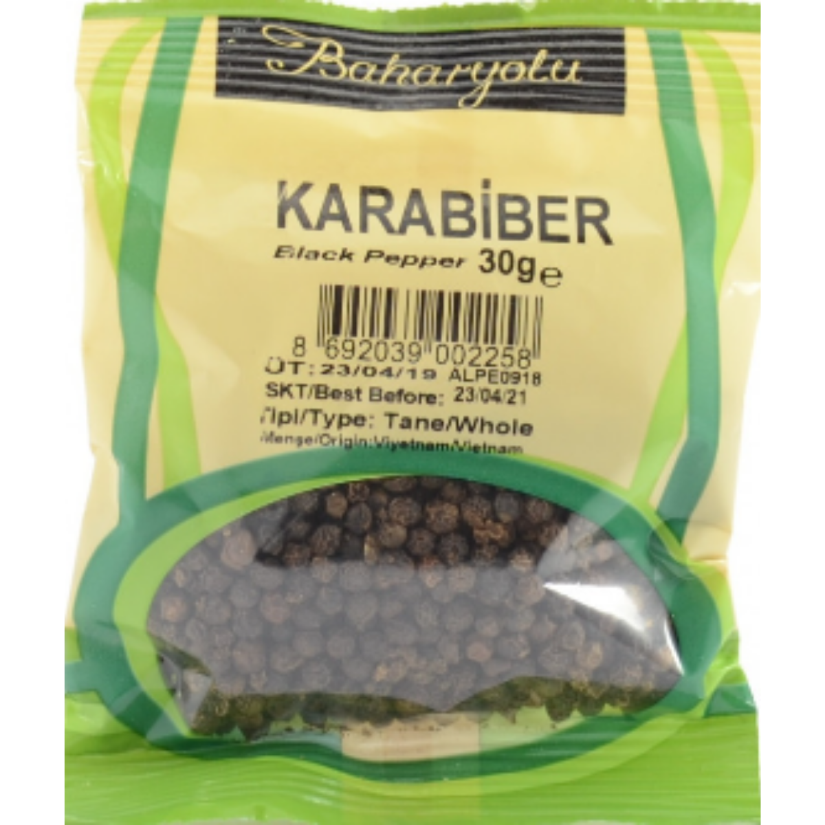 BAHARYOLU KARABIBER TANE 30 G
