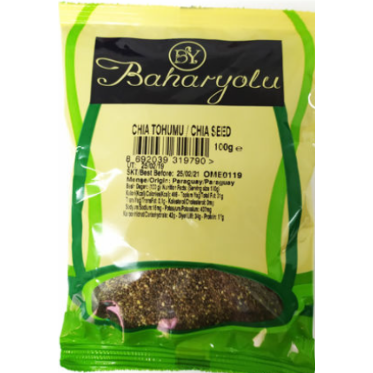 BAHARYOLU CHIA TOHUMU 100 G