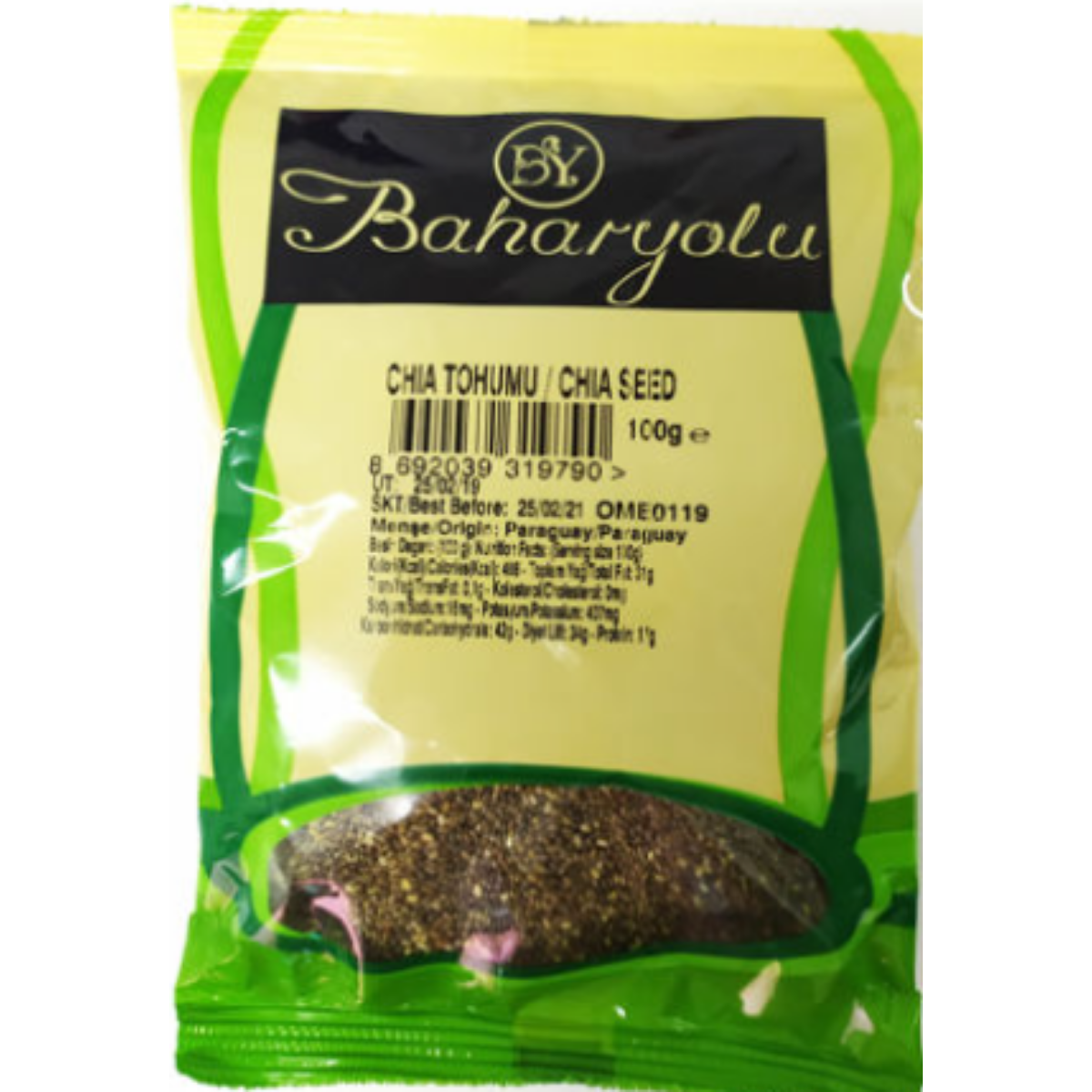 BAHARYOLU CHIA TOHUMU 100 G