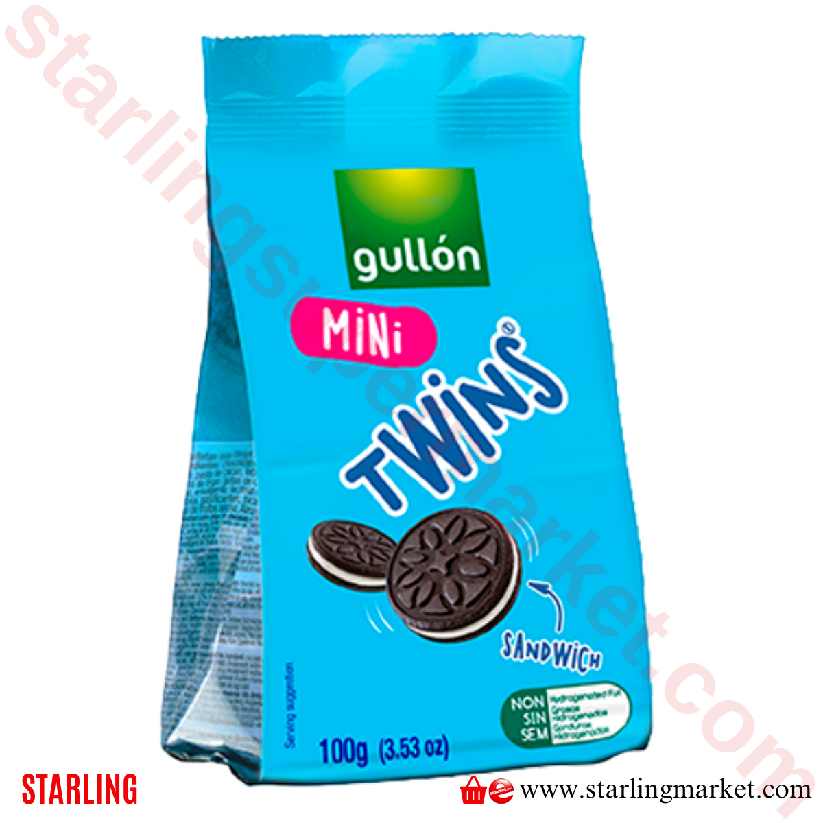 GULLON BISKUVI MINI TWINS 100 G