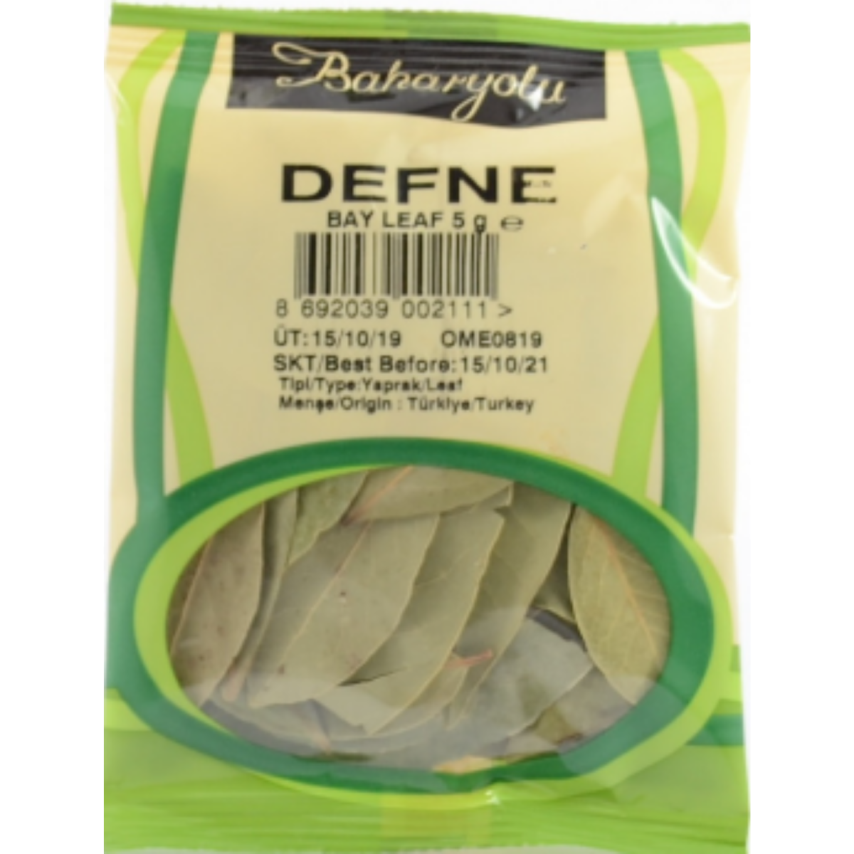 BAHARYOLU DEFNE YAPRAK  5 G