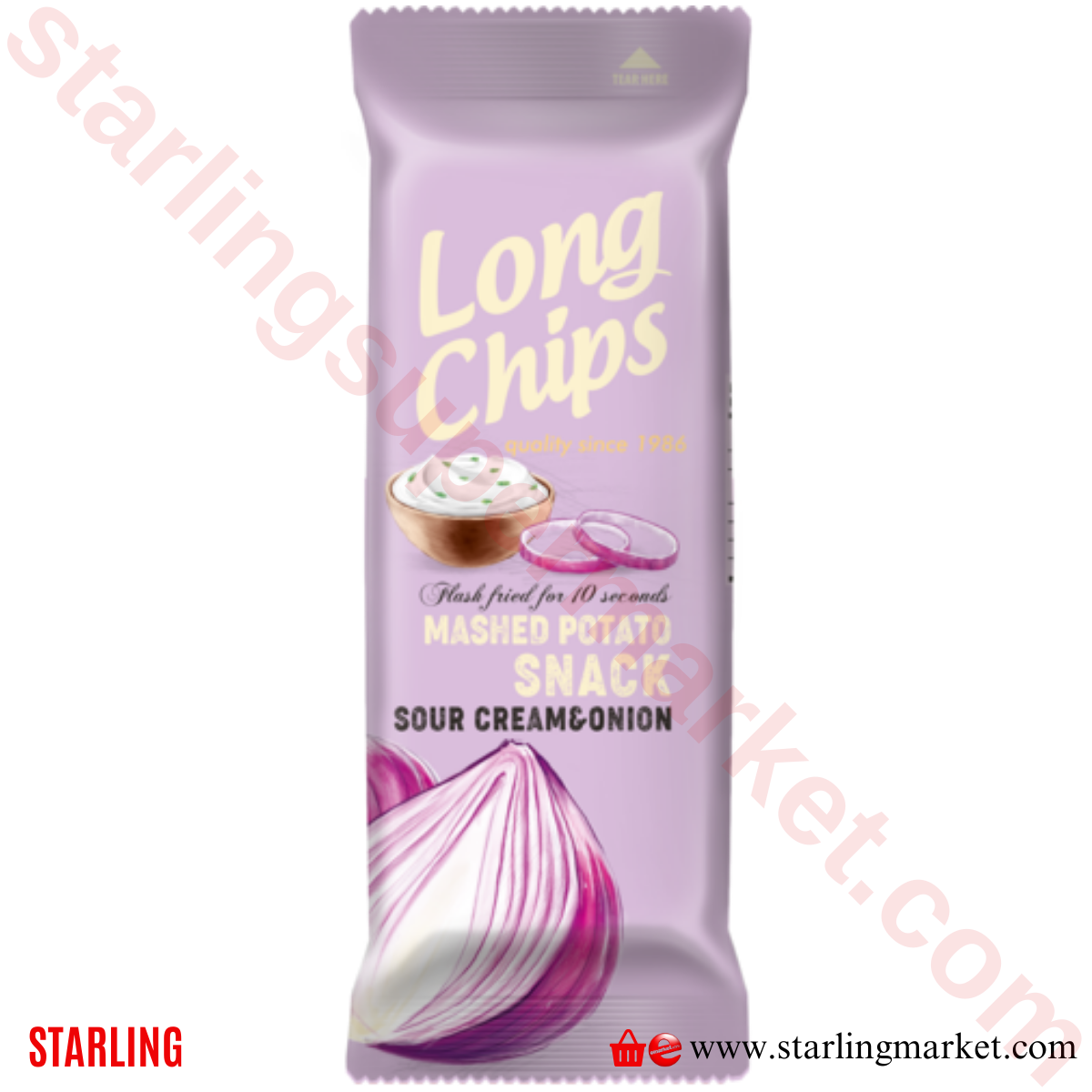 LONG CHIPS SOUR CREAM&ONION 75 G