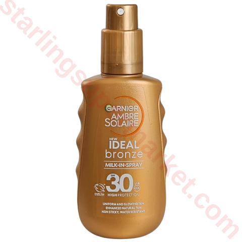 GARNIER A SOLAIRE IDEAL BRONZ MILK 30SPF 150 ML