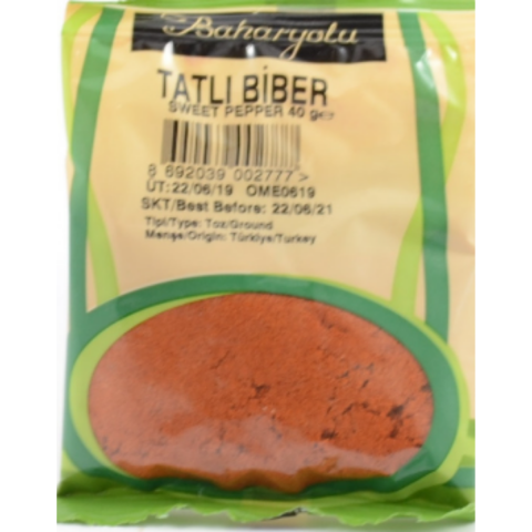 BAHARYOLU TATLI KIRMIZI BIBER TOZ 40 G