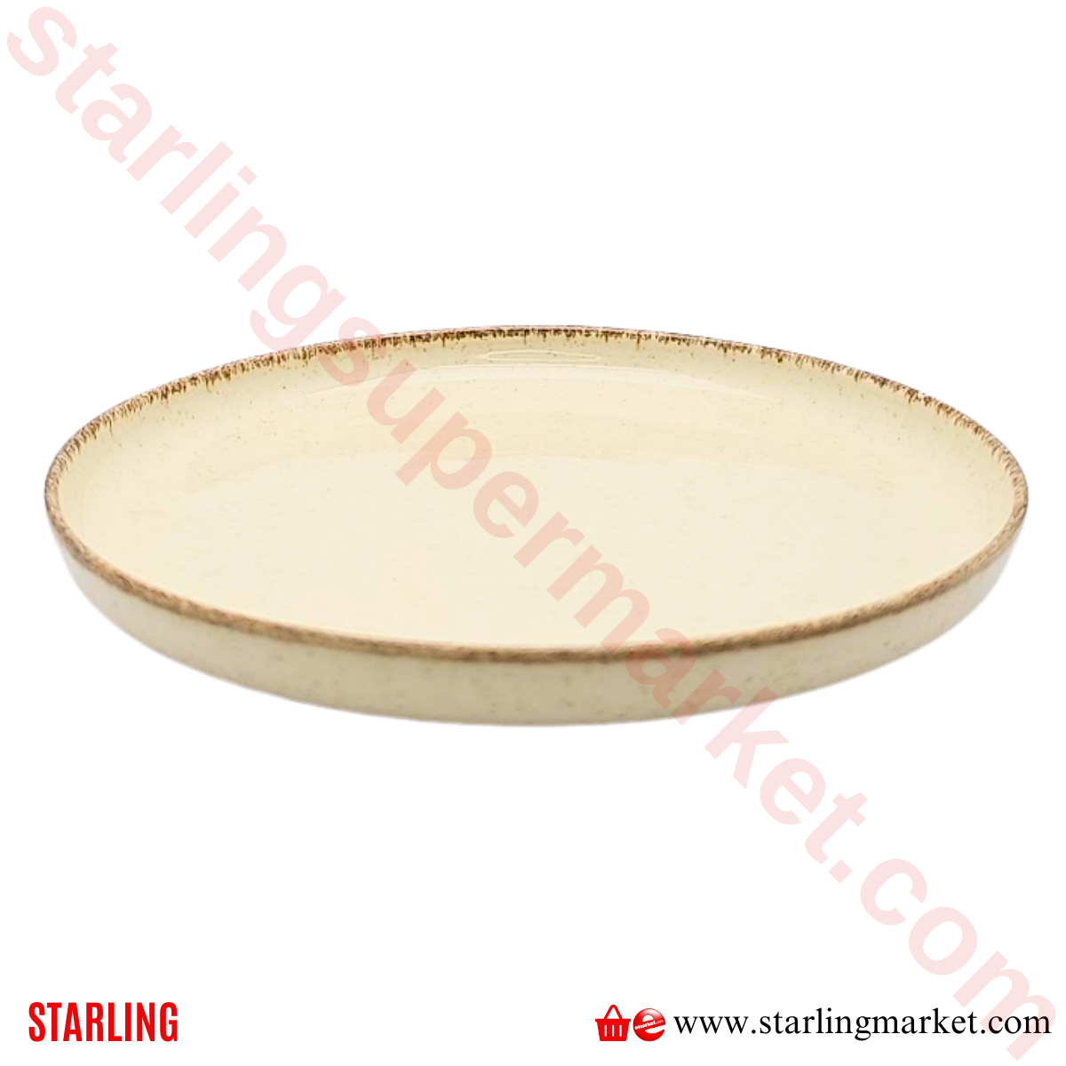 KUTAHYA PORSELEN MODERNA DUZ TABAK PEARL 02 TARCIN