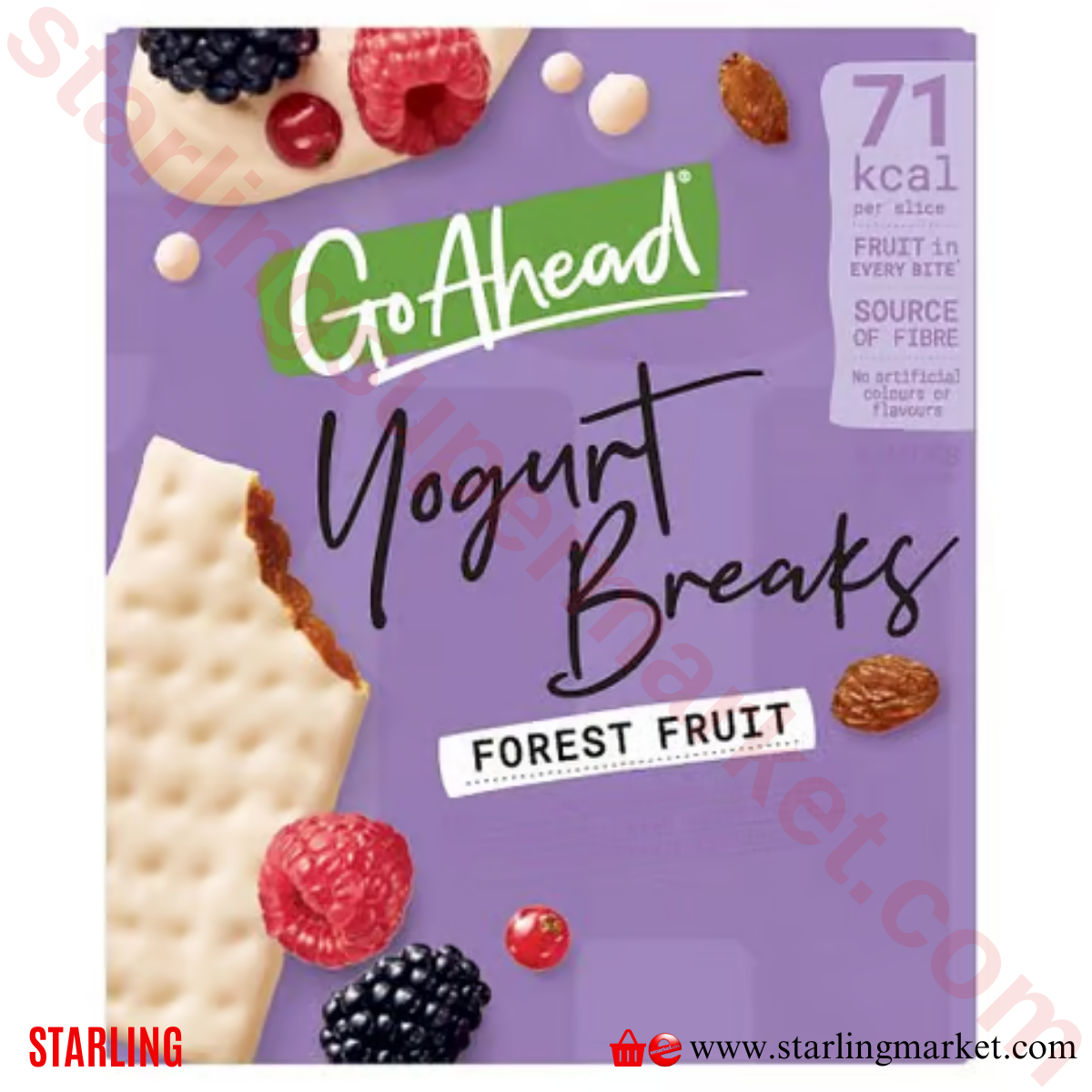 MCVITIES GO AHEAD YOGURT BREAK FOREST FRUIT 142 G