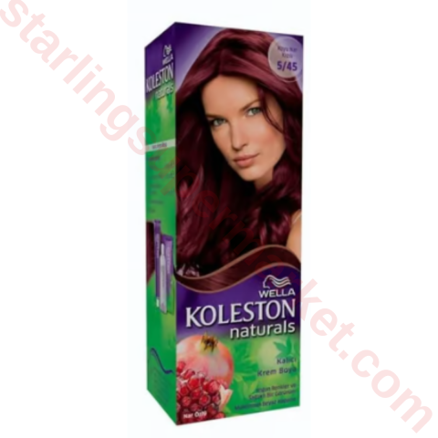 WELLA KOLESTON NATURALS KOYU NAR KIZILI 5-45