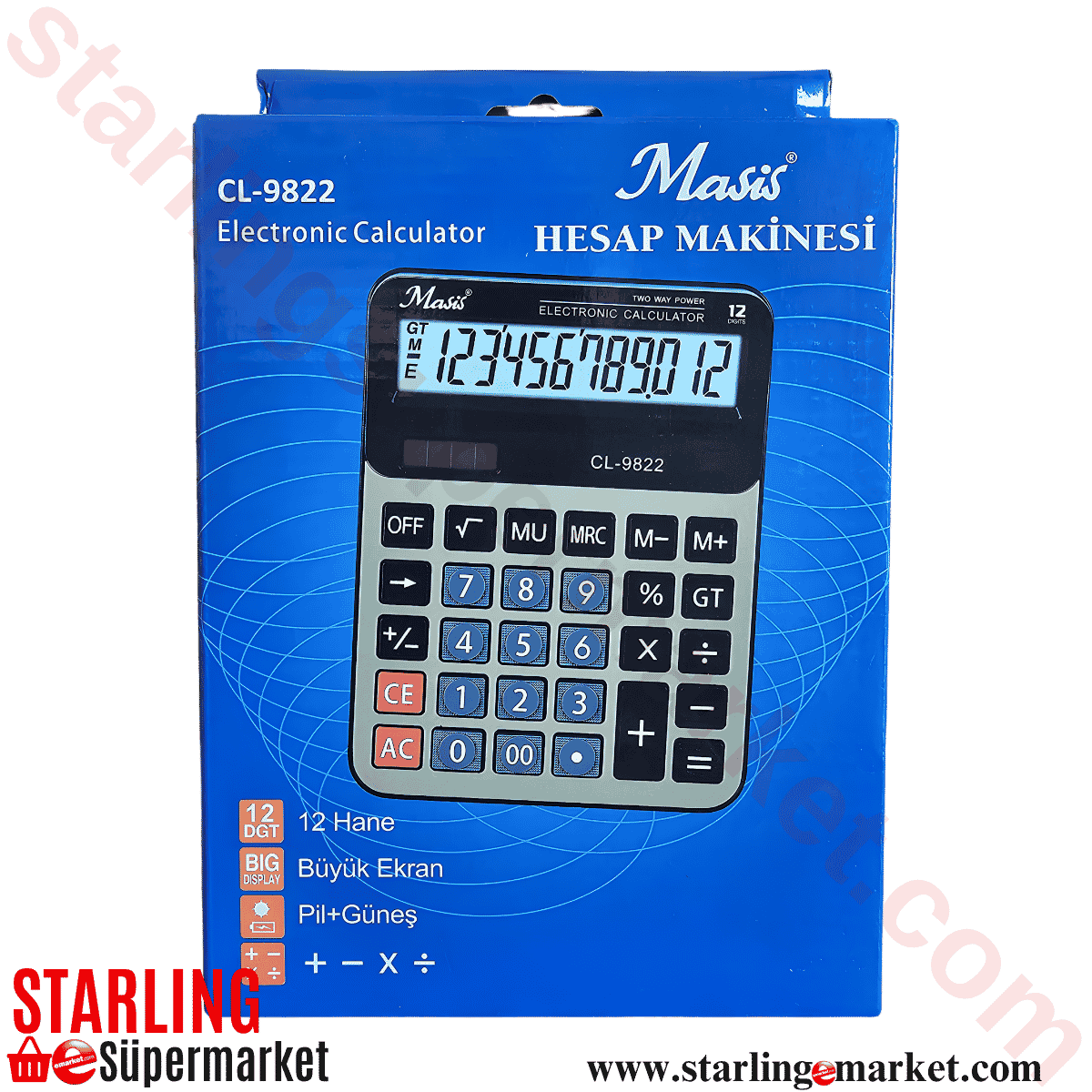MASIS HESAP MAKINASI 9822
