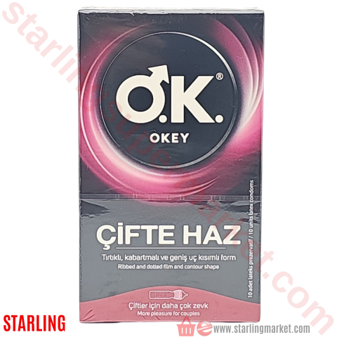 OK PREZERVATIF CIFTE HAZ 10 LU