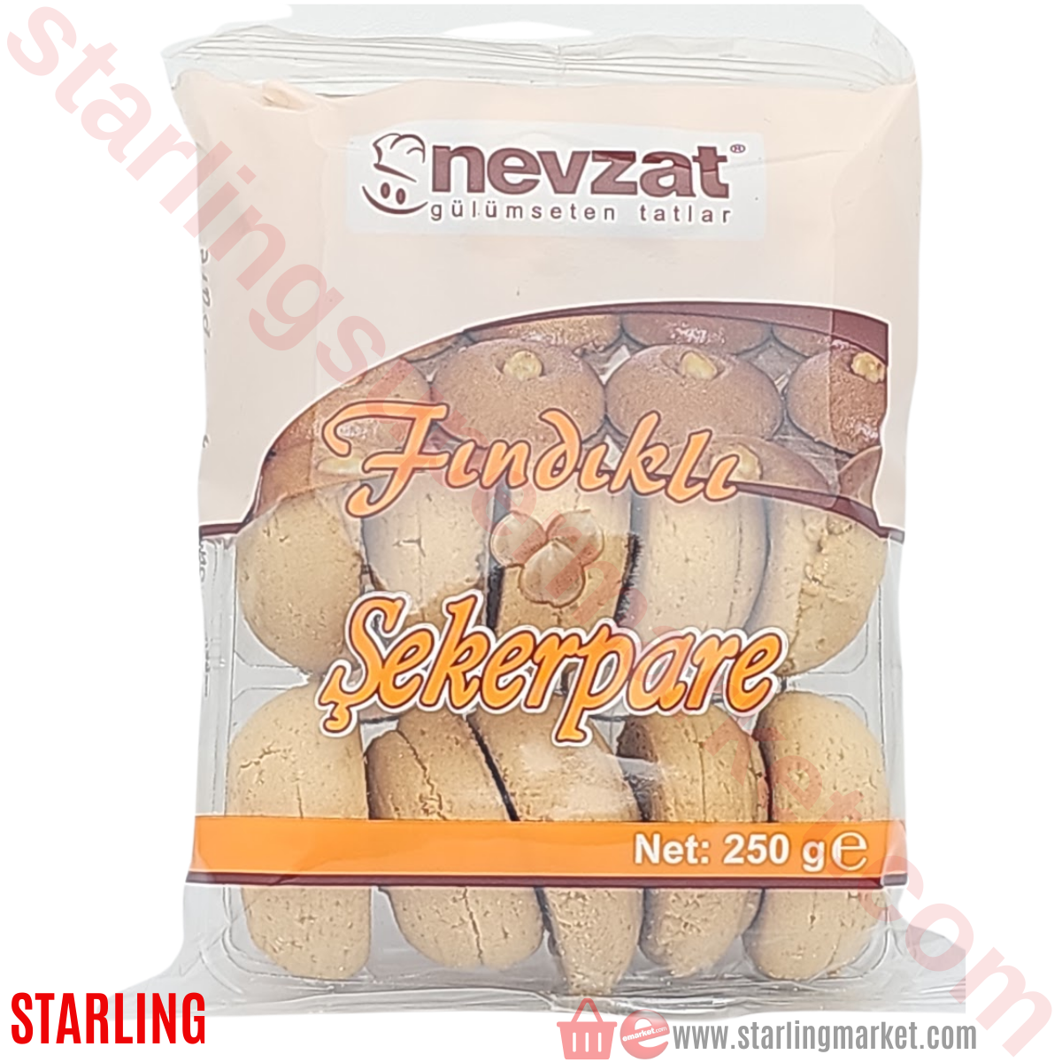 NEVZAT SEKER PARE FINDIKLI 250 G