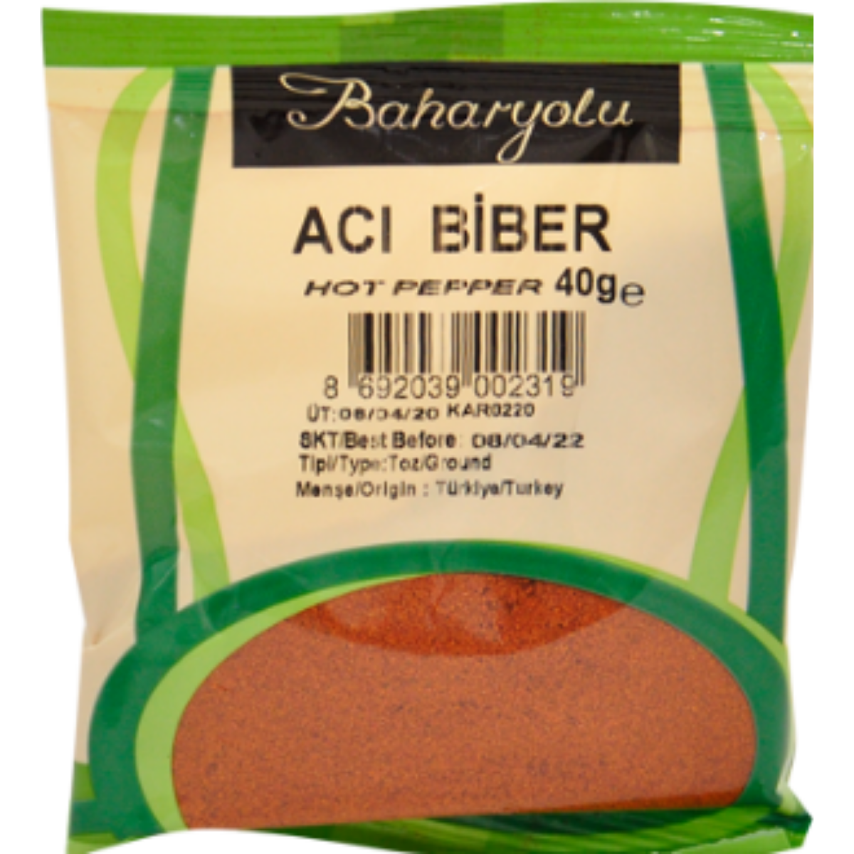 BAHARYOLU ACI BIBER TOZ 40 G