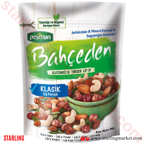 PEYMAN BAHCEDEN CIG KARISIK KURUYEMIS 130 G
