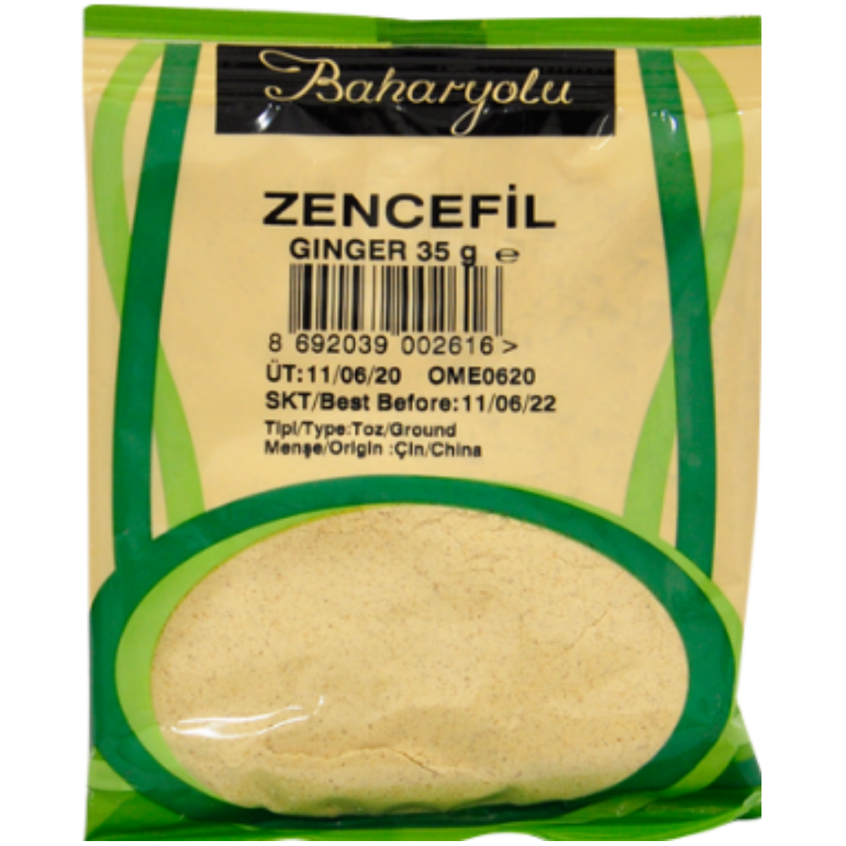 BAHARYOLU ZENCEFIL TOZ 35 G