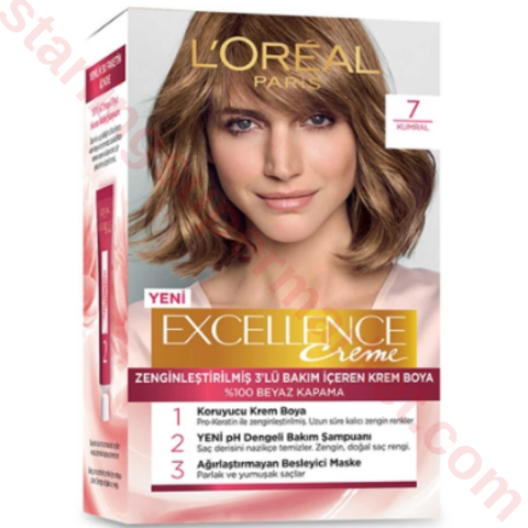 LOREAL EXCELLENCE CREME KUMRAL 7