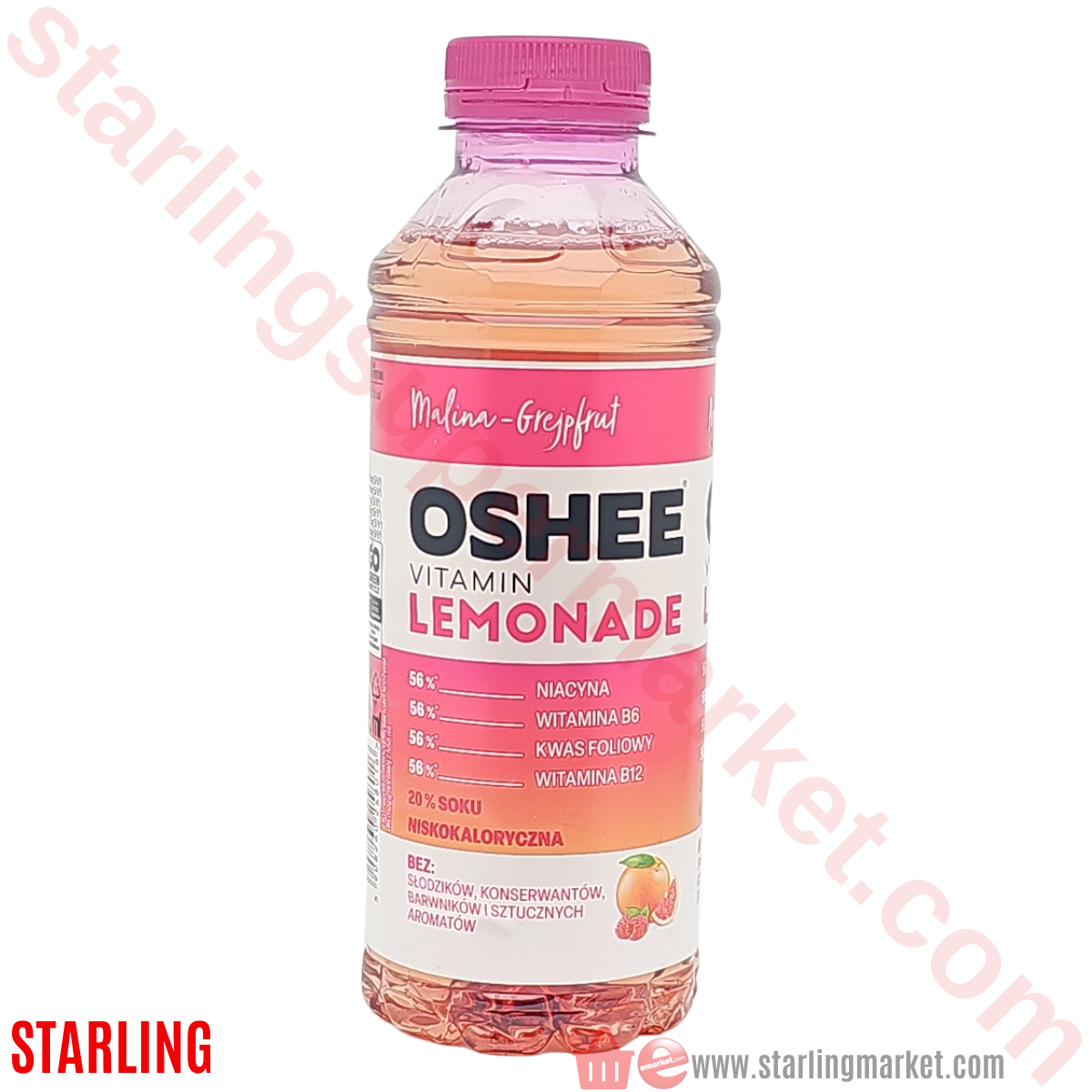 OSHEE VITAMIN LEMONADE AHUDUDU-GRAPEFRUIT 555 ML