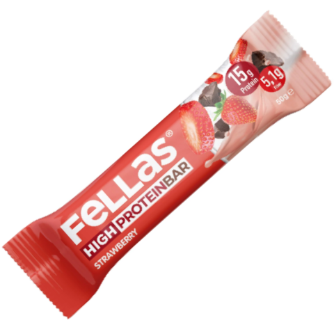 FELLAS HIGH PROTEIN BAR STRAWBERRY 50 G