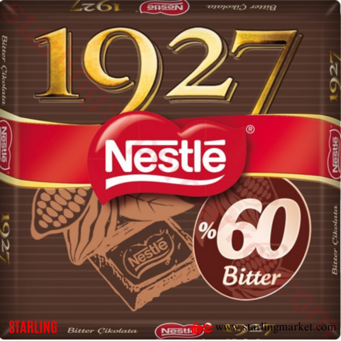 NESTLE 1927 CIKOLATA BITTER %60 KARE 60 G