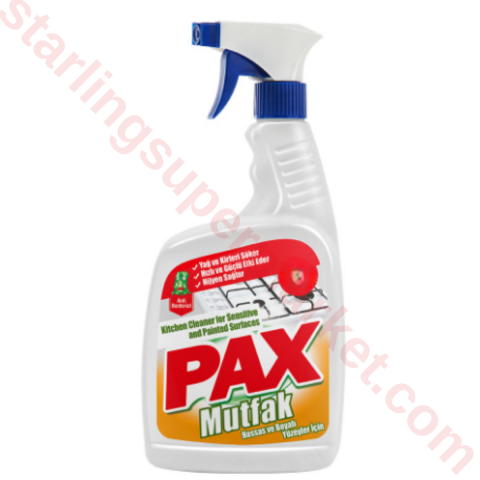 PAX MUTFAK TEMIZLEME SPREY HASSAS BOYALI 500 ML