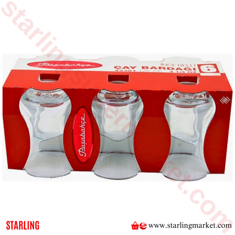 PASABAHCE CAY BARDAGI 6 LI 42381