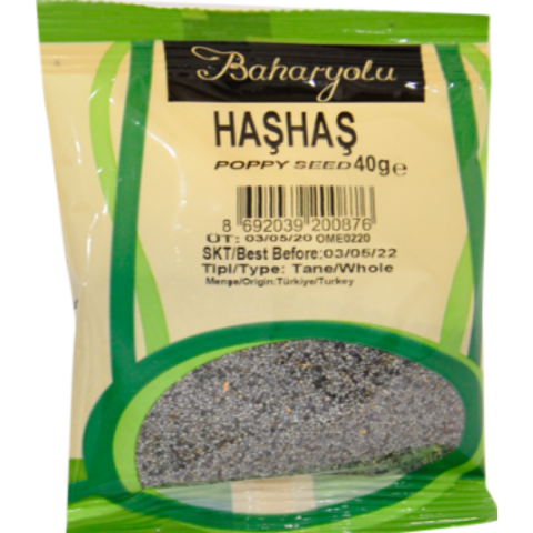 BAHARYOLU HASHAS TOHUMU 40 G