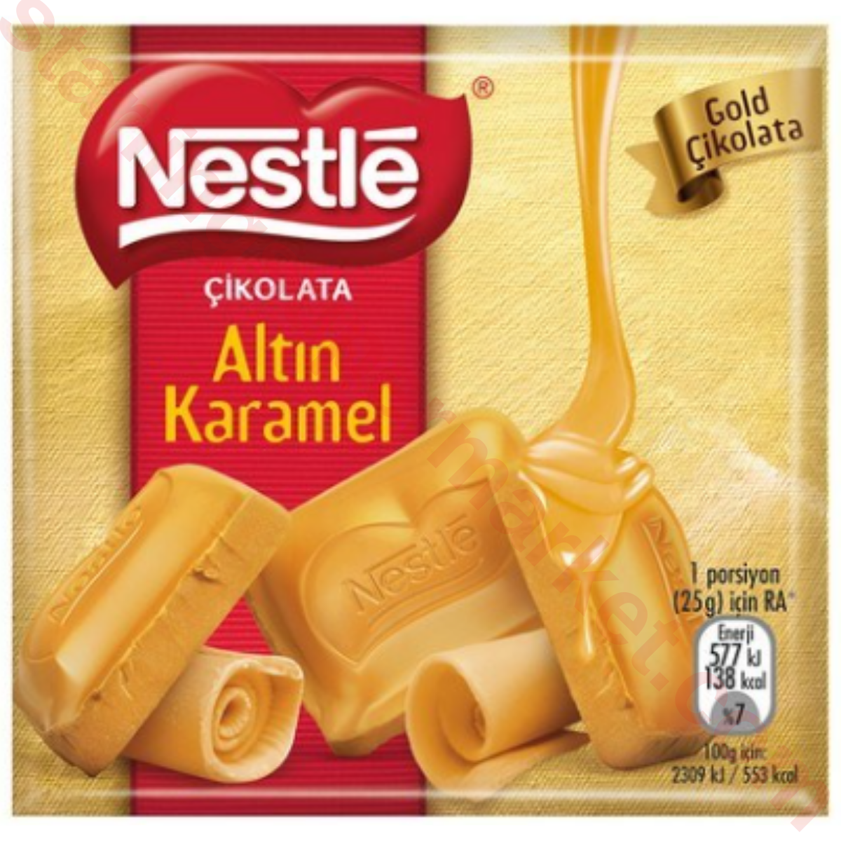 NESTLE CIKOLATA ALTIN KARAMEL KARE 60 G