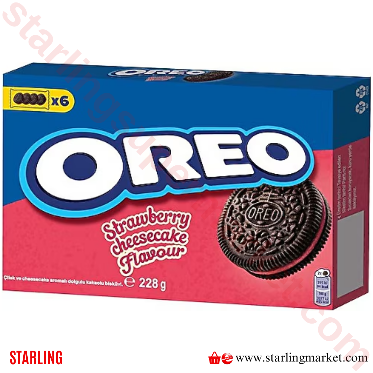 OREO BISKUVI STRAWBERRY CHEESECAKE 228 G