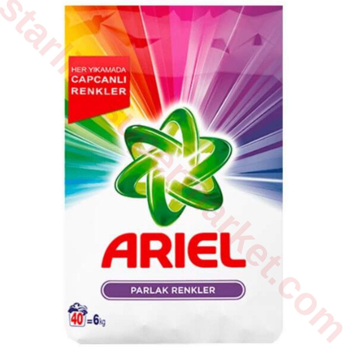ARIEL TOZ DETERJAN PARLAK RENKLER 6 KG