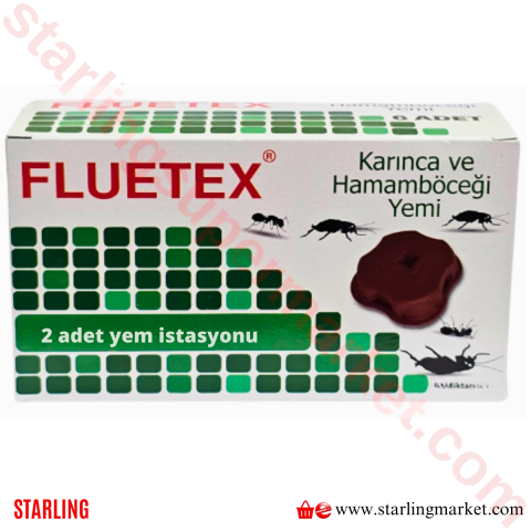 FLUETEX KARINCA-HAMAMBOCEGI YEMI 2 ADET YEM ISTASY