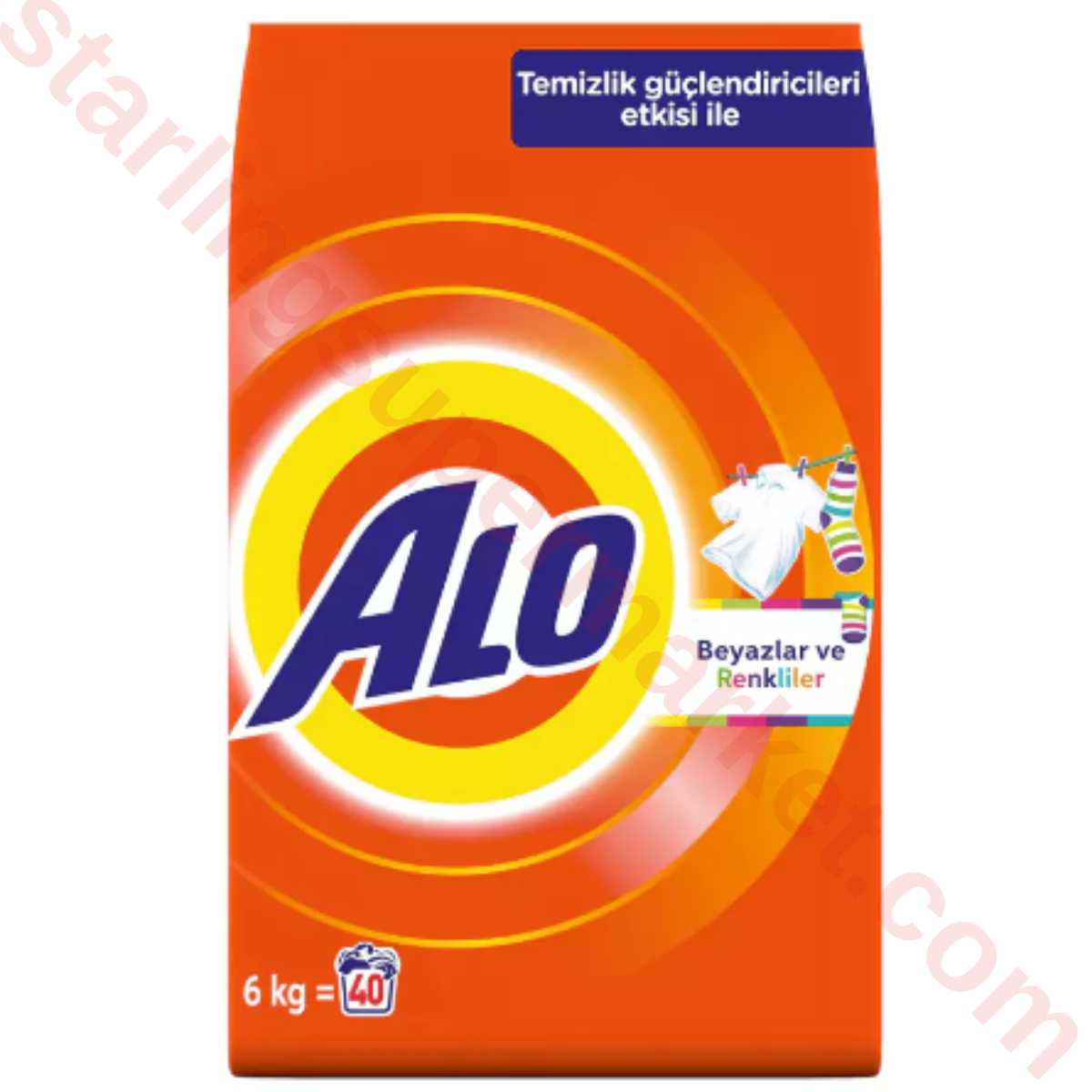 ALO TOZ DETERJAN BEYAZLAR VE RENKLILER 6 KG