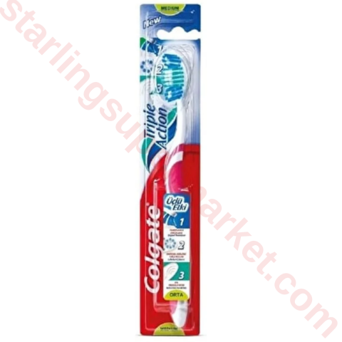 COLGATE DIS FIRCASI T-BRUSH TRIPLE ACTION MEDIUM