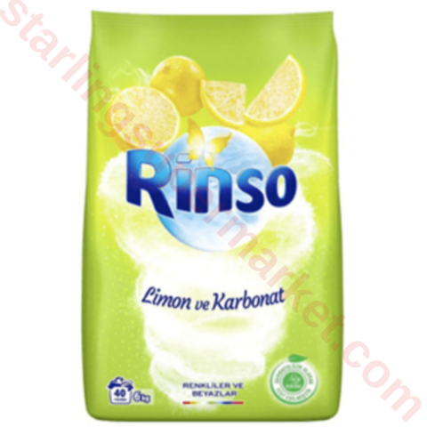 RINSO TOZ DETERJAN LIMON&KARBONAT 6 KG