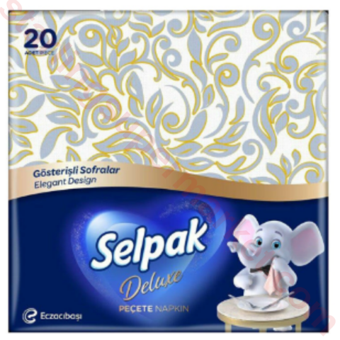 SELPAK PECETE DELUXE NAPKIN 20 LI