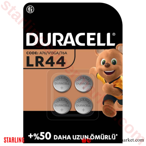 DURACELL OZEL PIL LR44 4 LU