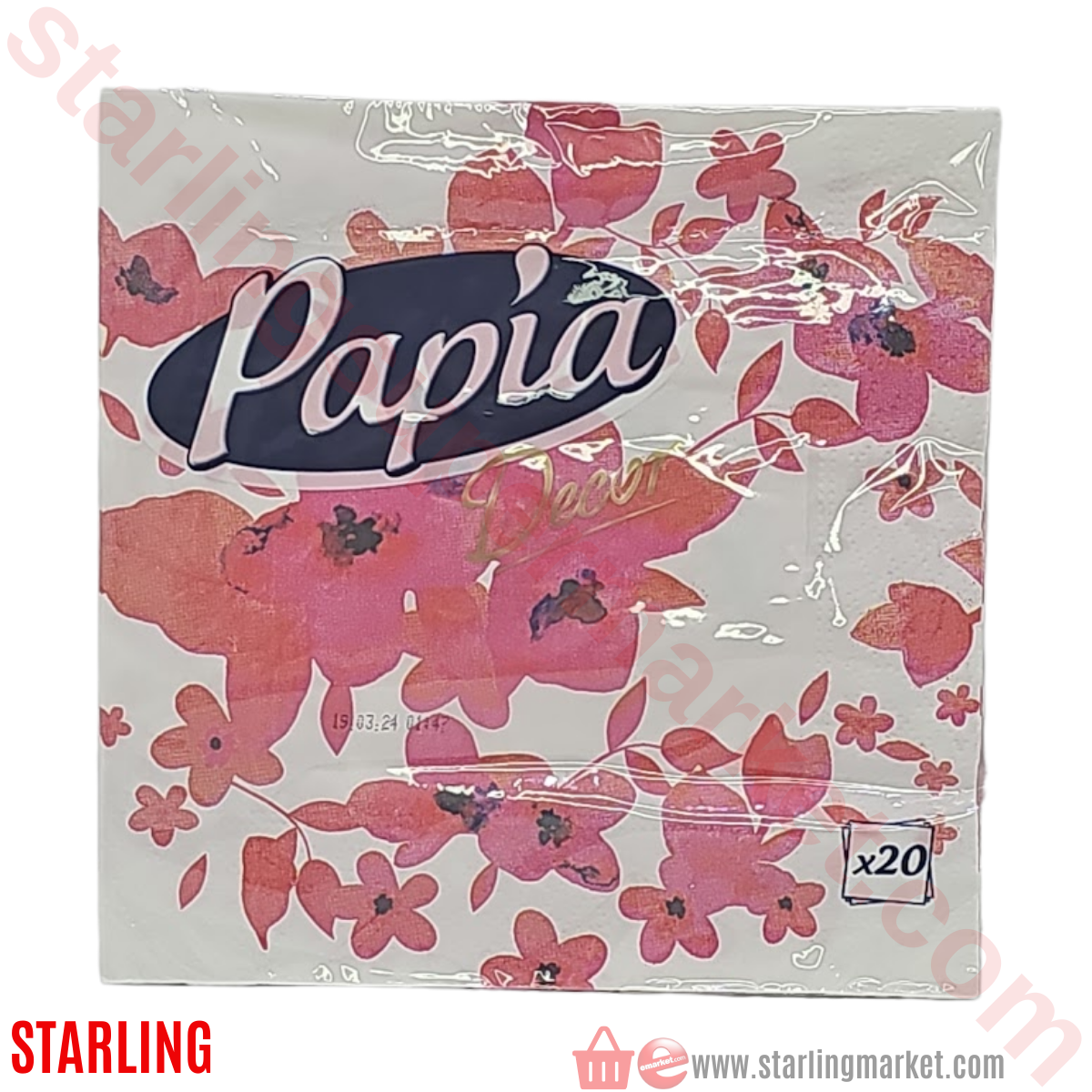 PAPIA PECETE DEKOR 20 LI