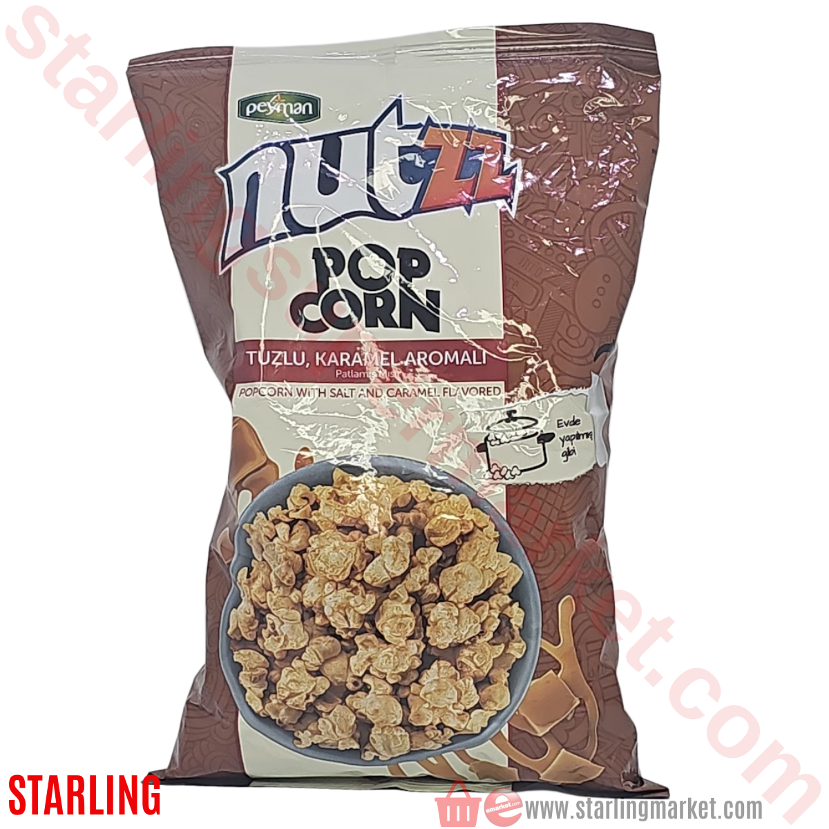 PEYMAN NUTZZ POPCORN KARAMEL 90 G