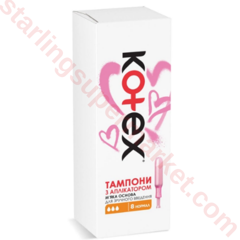 KOTEX APLIKATORLU TAMPON NORMAL 8 LI