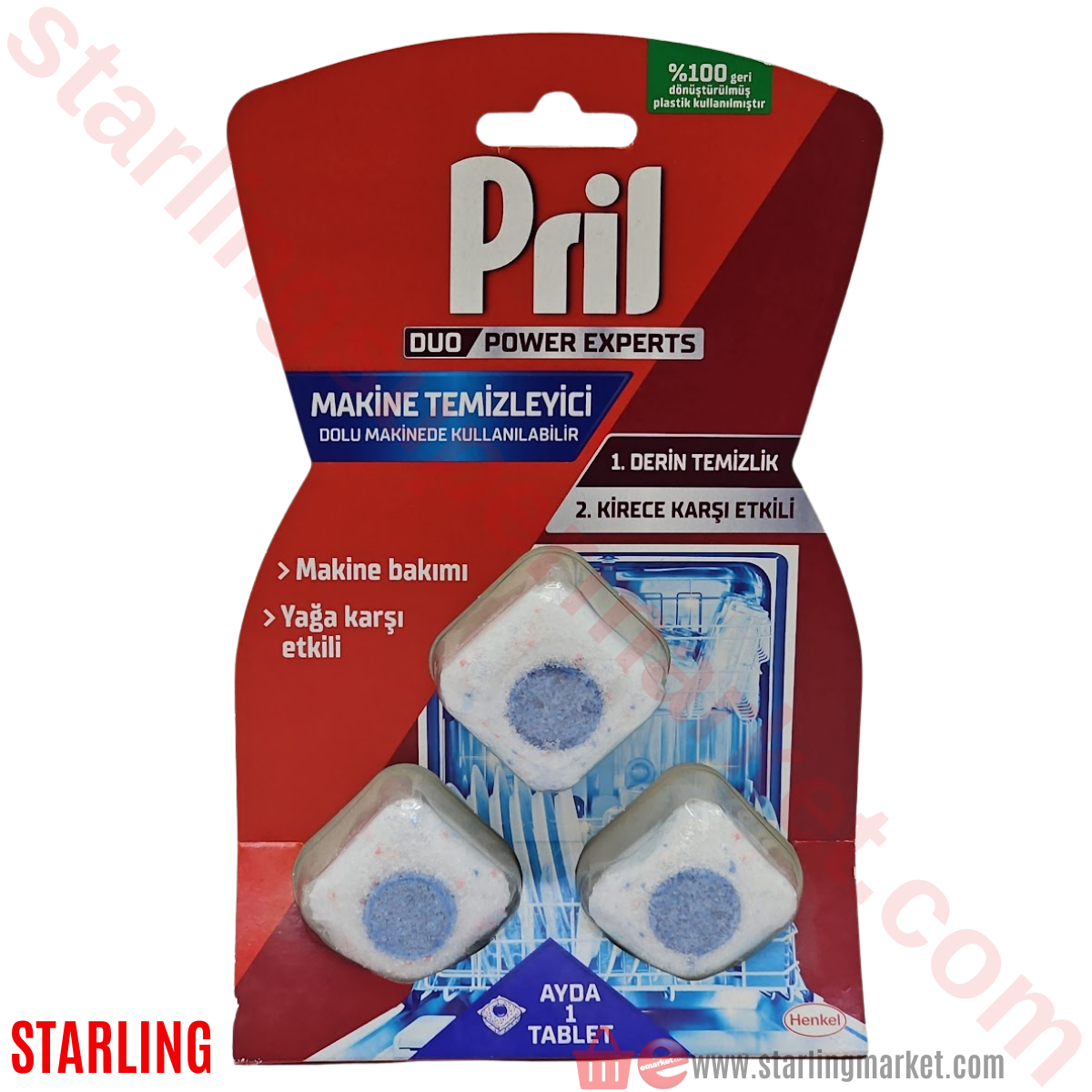 PRIL MAKINE TEMIZLEYICI KAPSUL 3 LU